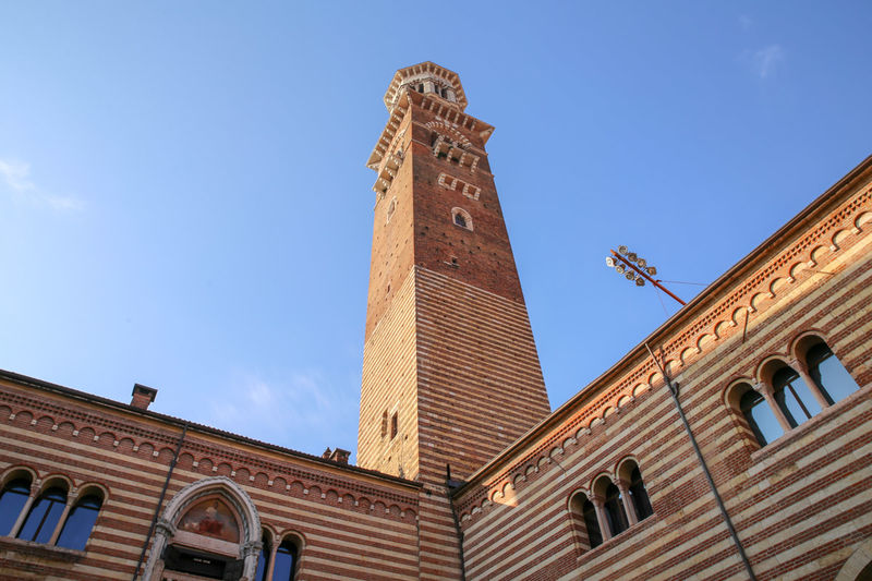 !Palazzo della Ragione i wieża Torre dei Lamberti - Werona