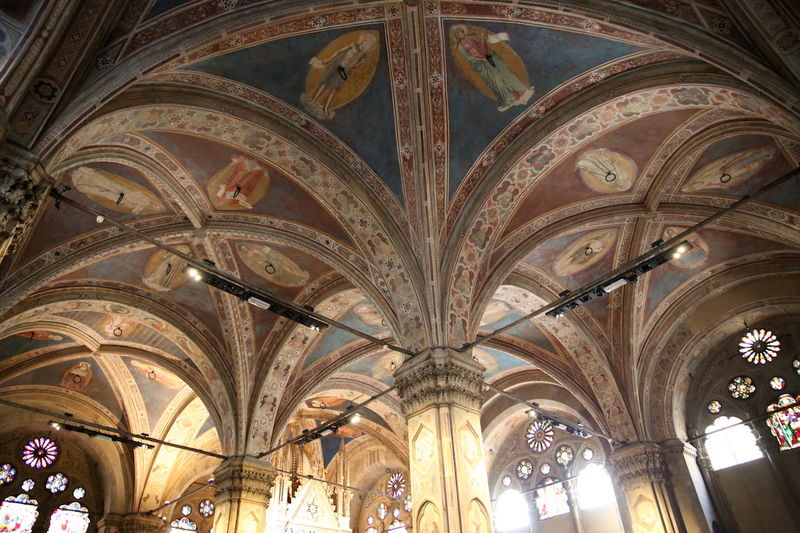 Malowidła pokrywające sklepienie kościoła Orsanmichele