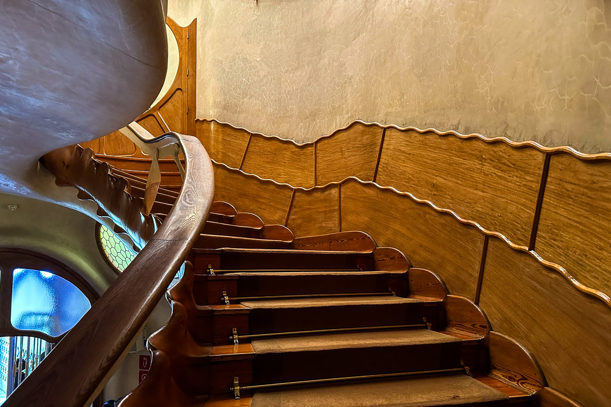Schody w Casa Batlló
