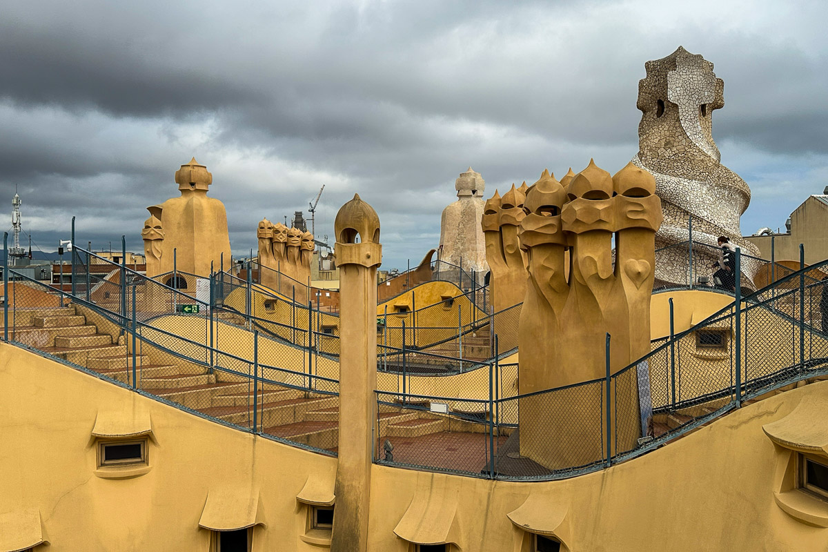 Dach - symbol La Pedrera