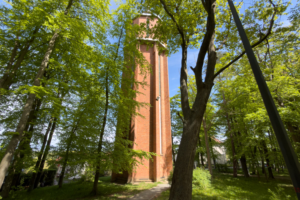 Wiea ciśnień w Parku Króla Eryka w Darłowie