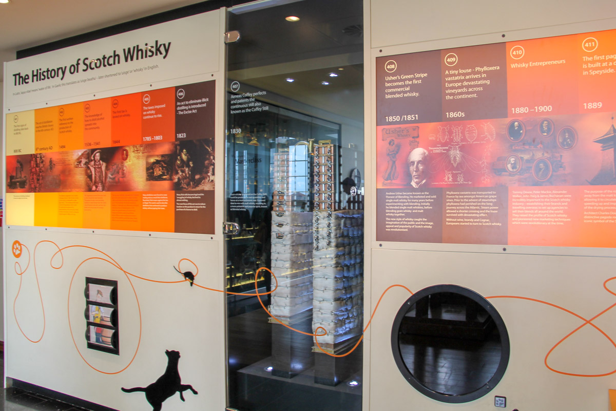 Zwiedzanie The Scotch Whisky Experience