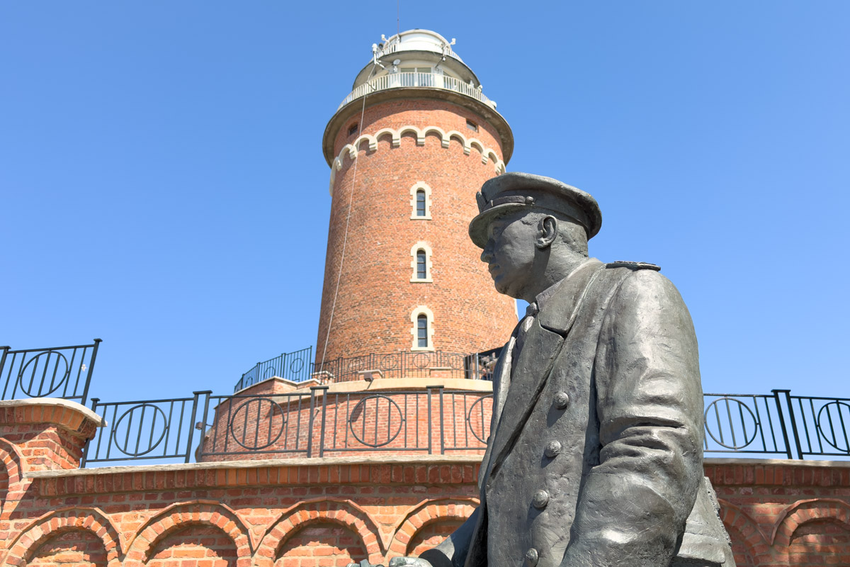 Widok na latarnie morską - Kołobrzeg