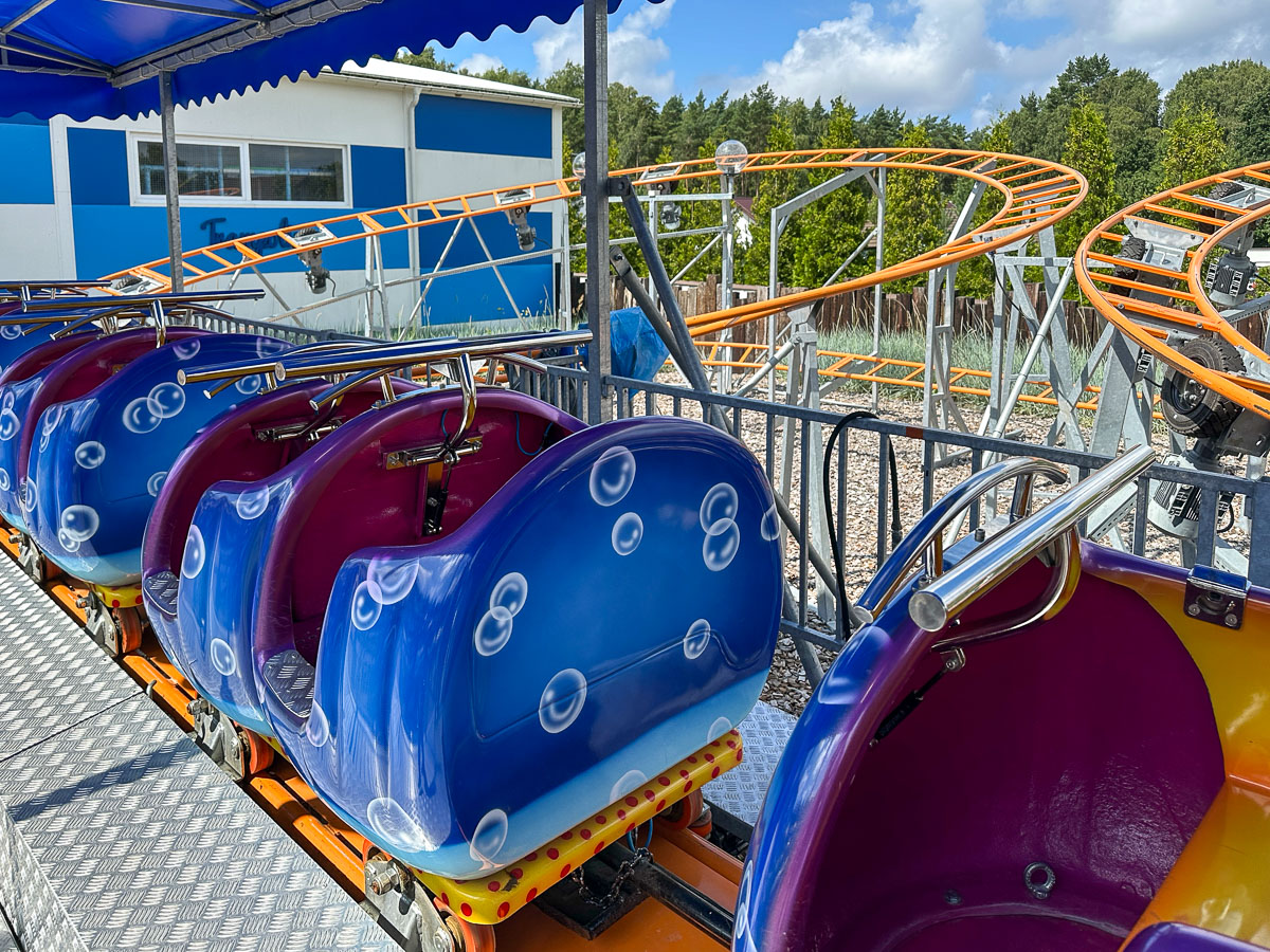 Tak wygląda Shark Coaster - dla bywalców znanych parków rozrywki nic wielkiego