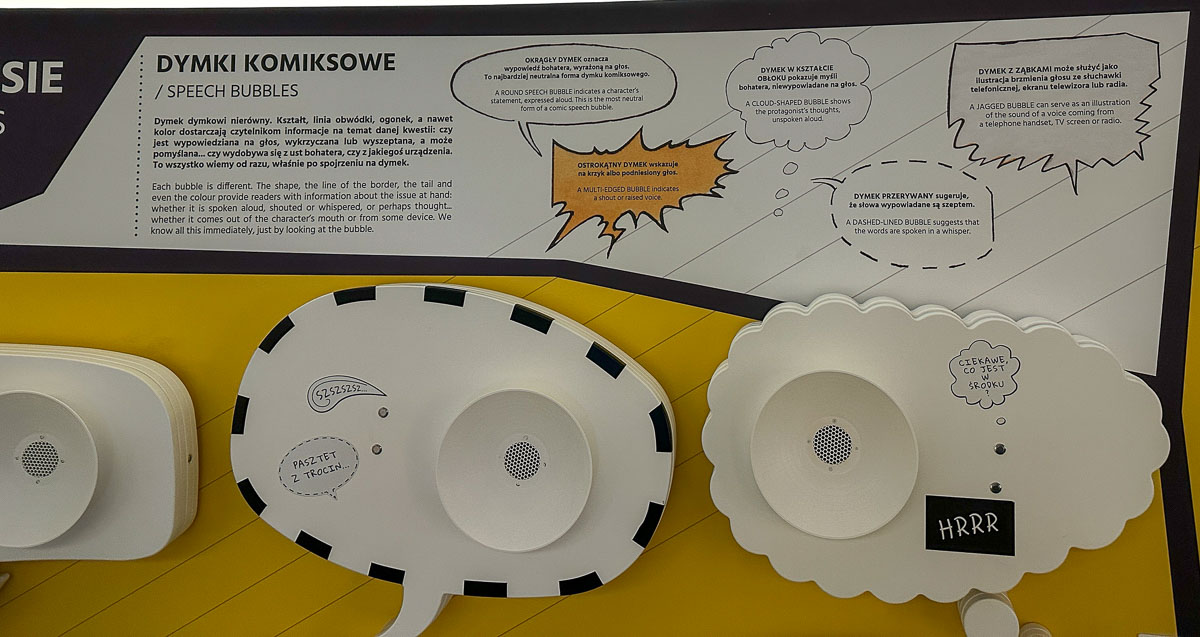 Zagadnienie tworzenia komiksów zostało zaprezentowane w sposób bardzo fachowy