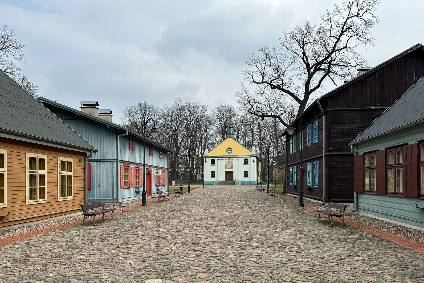 Łódzki Park Kultury Miejskiej - skansen przy głównej miejskiej ulicy