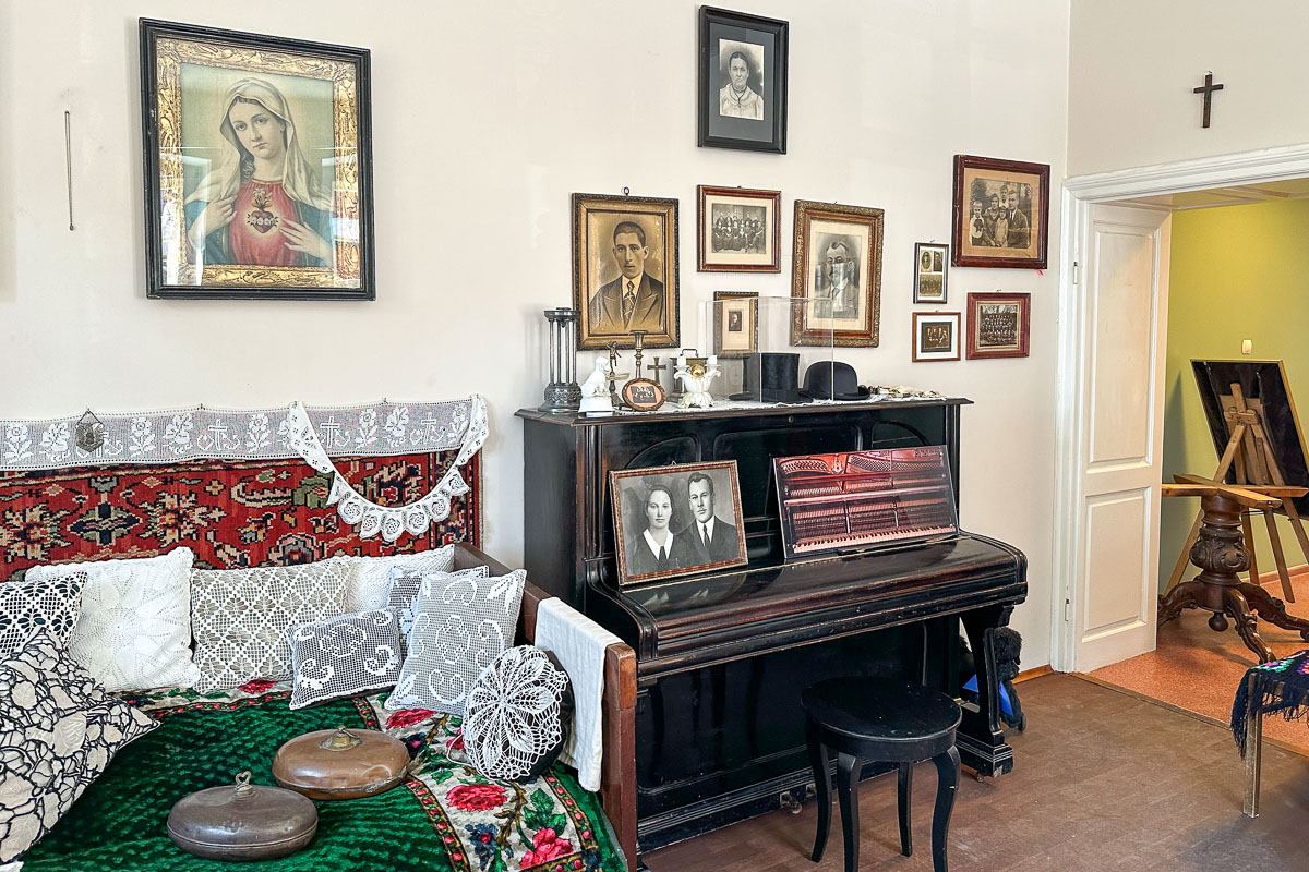 Sypialnia w Muzeum Księżego Młyna