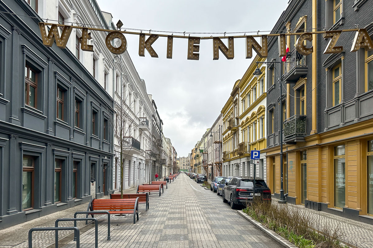 Ulica Włókiennicza w Łodzi