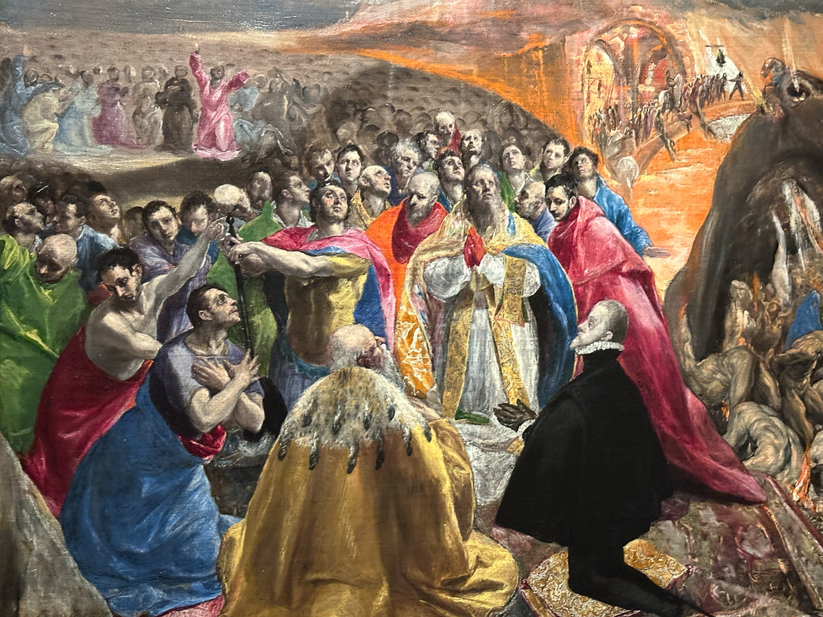 'Adoracja Imienia Jezus, Alegoria Świętej Ligi' - Goya