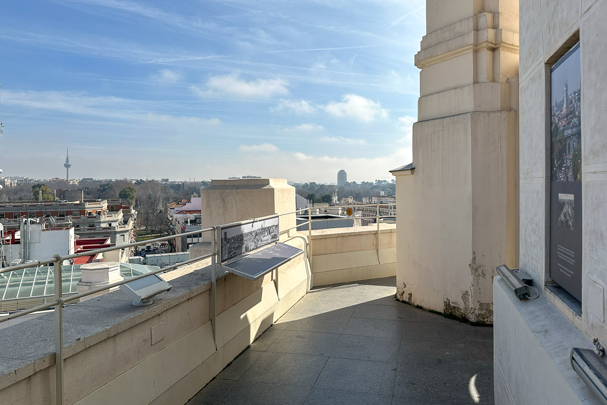 Palacio de Cibeles - taras widokowy