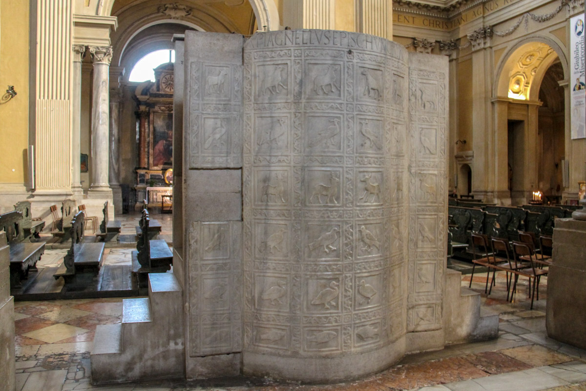 Ambona biskupa Agnella w rawenskiej katedrze