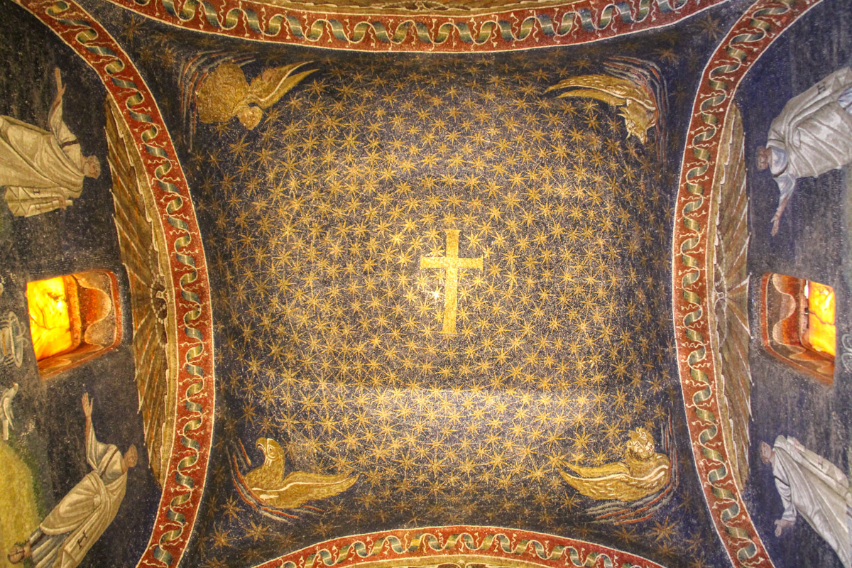 Mauzoleum Galli Placydii w Rawennie - freski