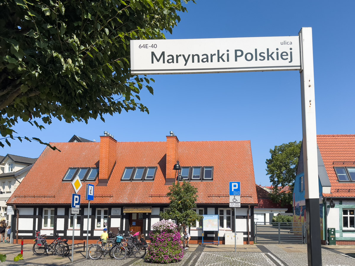 Ustka - ulica Marynarki Polskiej