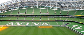 Zwiedzanie stadionu narodowego Aviva w Dublinie