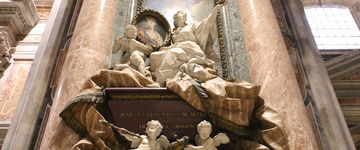 Nagrobek Marii Klementyny Sobieskiej w Bazylice Watykańskiej