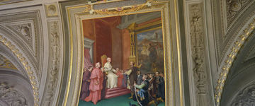 Matejko w Galerii Kandelabrów w Muzeach Watykańskich