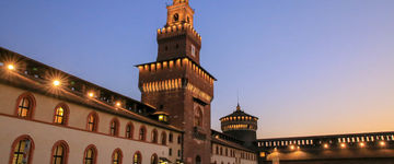 Zamek Sforzów (Castello Sforzesco) w Mediolanie