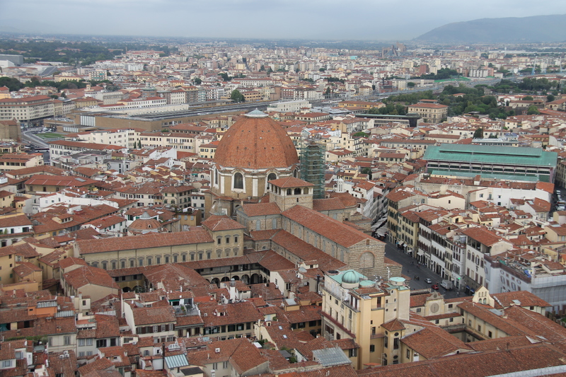 Widoki z kopuły w Katedrze we Florencji