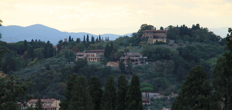 Widok z ogrodów Boboli we Florencji