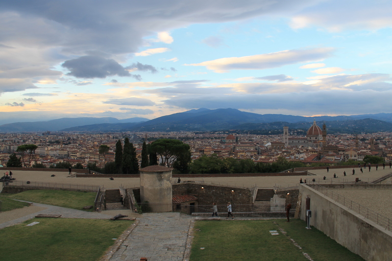 Widok na miasto - z Forte di Belvedere