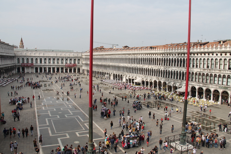 Widok na plac Św. Marka w Wenecji