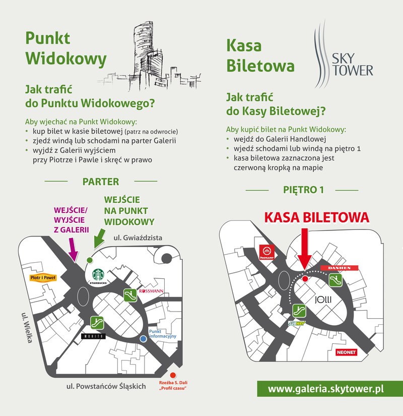 !ulotka - Sky Tower we Wrocławiu (źródło: http://galeria.skytower.pl/punkt-widokowy.html)