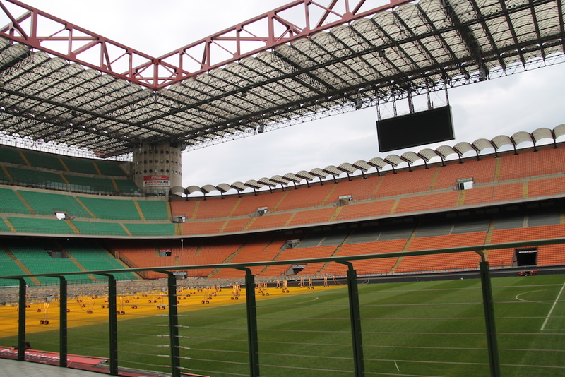 Stadion San Siro w Mediolanie - trybuny