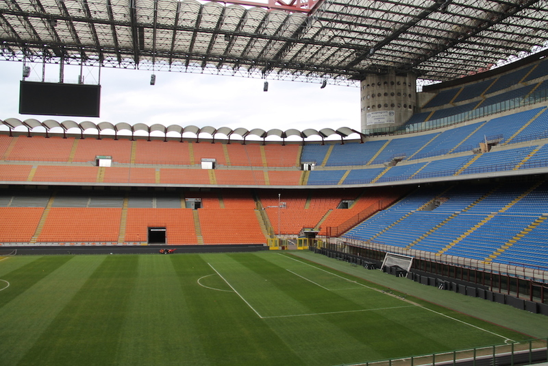 Stadion San Siro w Mediolanie - trybuny