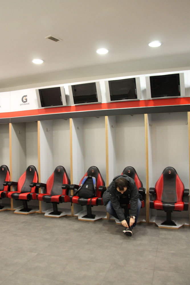 Stadion San Siro w Mediolanie - szatnia AC Milan