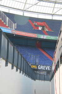 Fosa na stadionie Feyenoordu Rotterdam