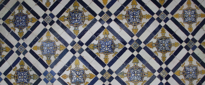 Słynne płytki Azulejo w Lizbonie