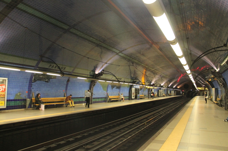 Lizbona - stacja metra Parque