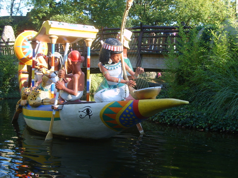 Podczas rejsu łódką w Parku Asterix'a