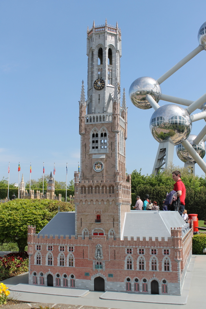 !Dzwonnica w Brugii - park Mini-Europe w Brukseli