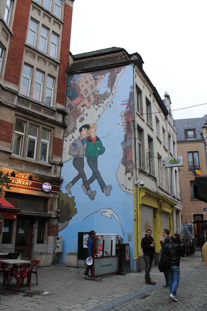 [street art w Brukseli]
