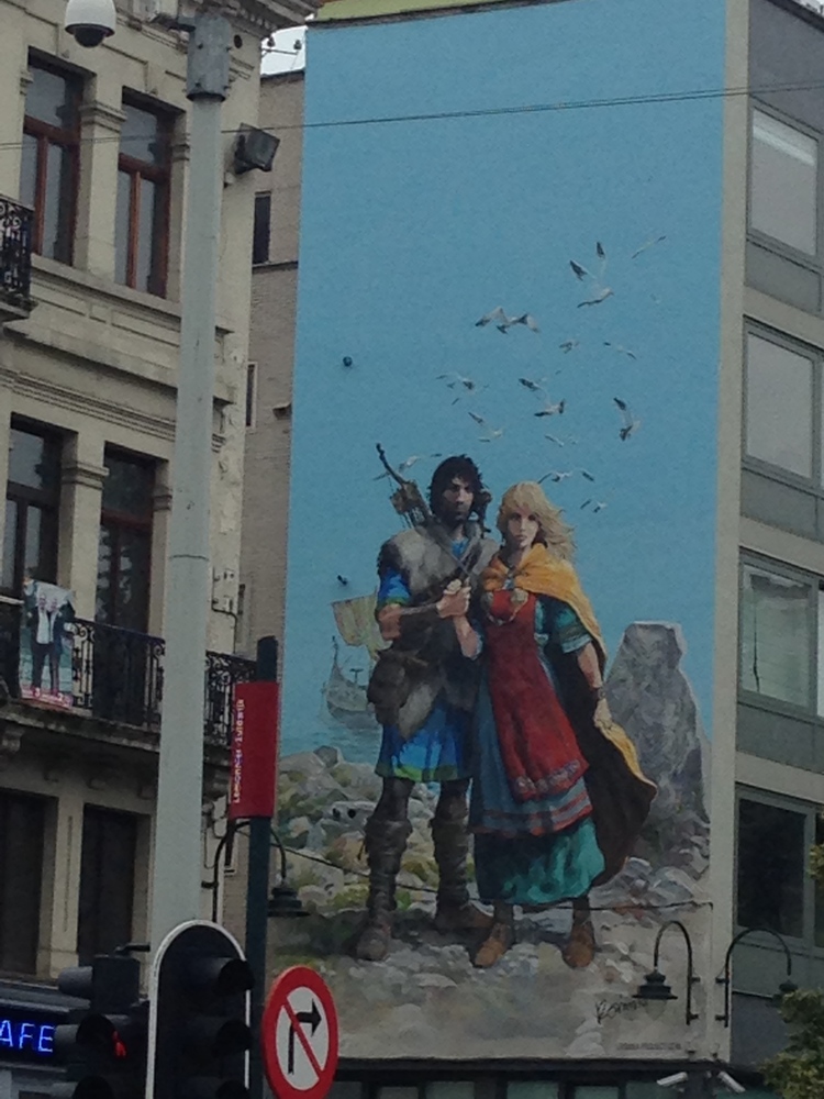 [street art w Brukseli]