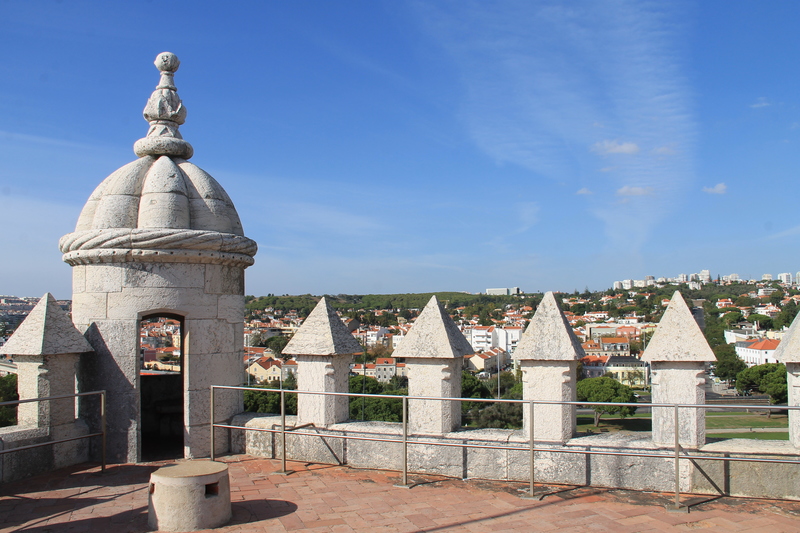 Na tarasie Torre de Belem - Lizbona