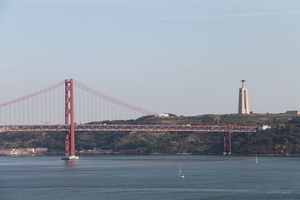 Widok z Pomnika Odkrywców w Lizbonie