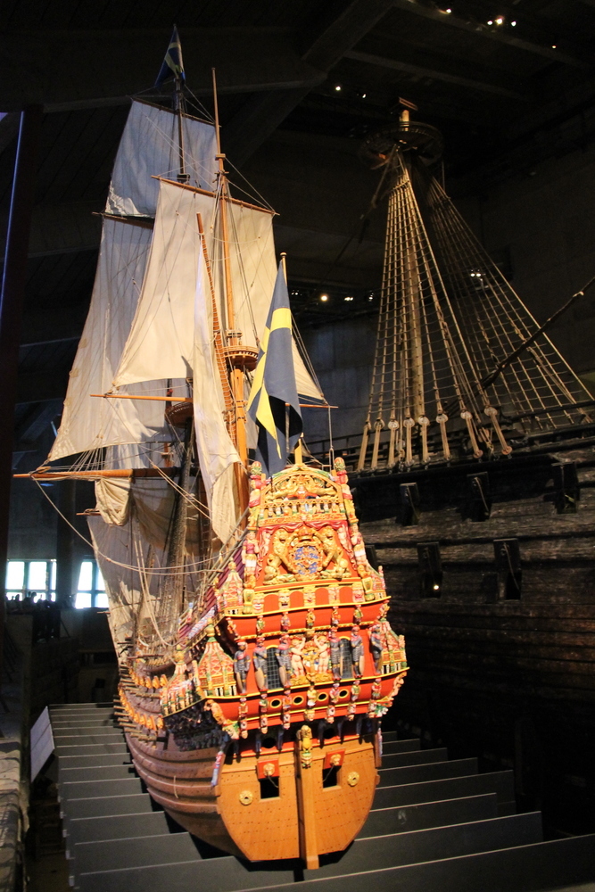 Model statku Vasa - Muzeum VASA w Sztokholmie