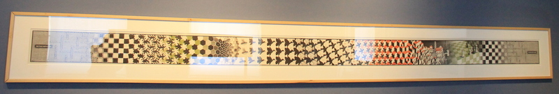 'Metamorphose II' / 'Metamorphosis II' / 'Metamorfoza II' - autor M.C. Escher - muzeum w Hadze.