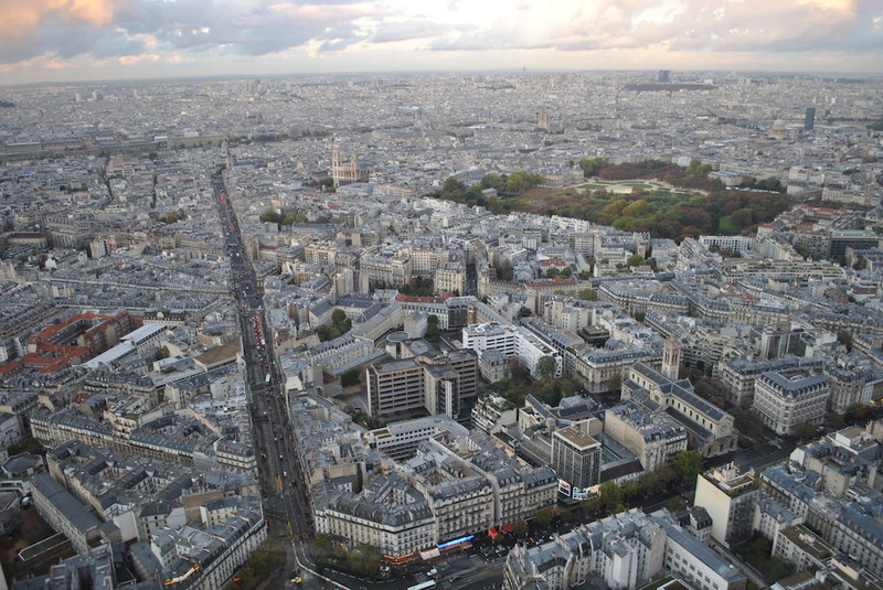 Widoki z Wieży Montparnasse - Paryż