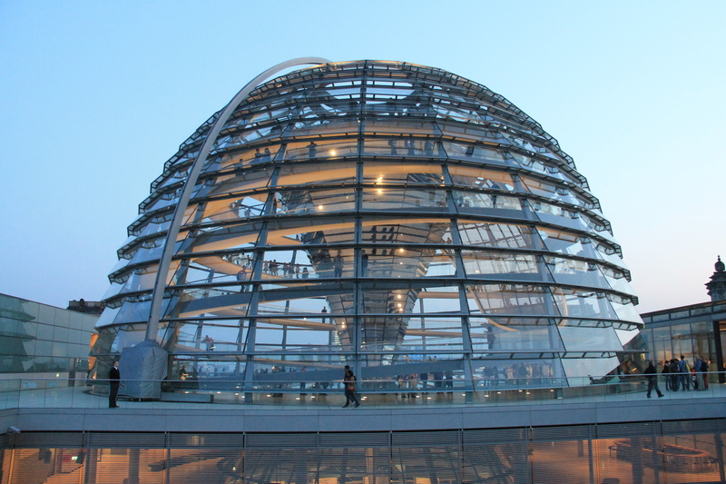 Szklana kopuła - Reichstag, Berlin