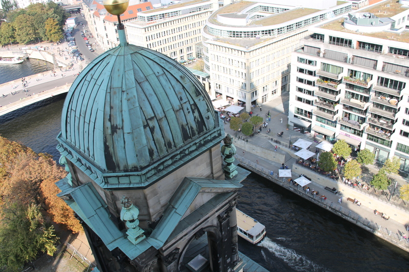 Berlin- Widok z kopuły Katedry - Berliner Dom