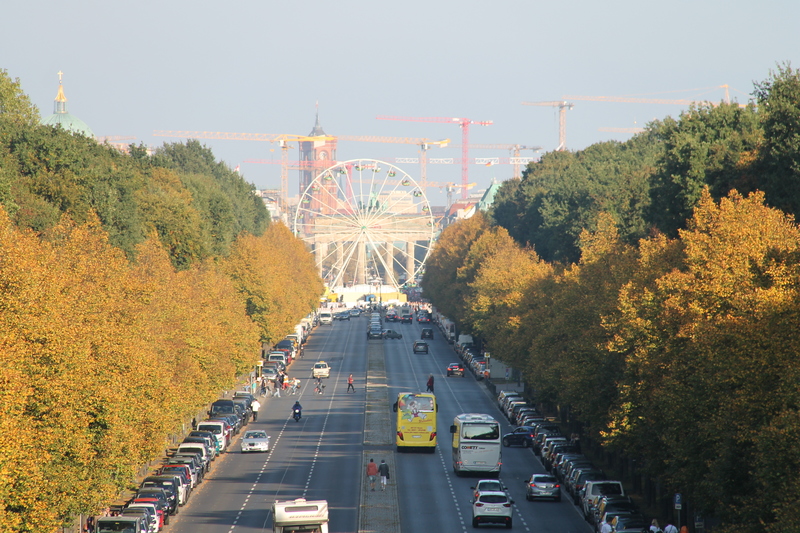 Widok z platformy widokowej Kolumny Zwycięstwa - Berlin