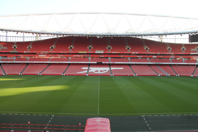 Trybuny stadionu Arsenalu Londyn