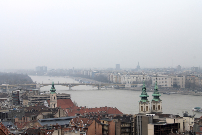 Budapeszt - widok z baszty Rybackiej