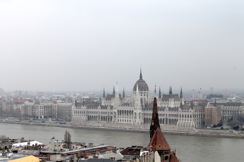 Budapeszt - widok z baszty Rybackiej