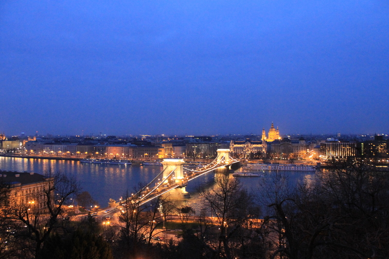 Widoki ze Wzgórza Zamkowego w Budapeszcie