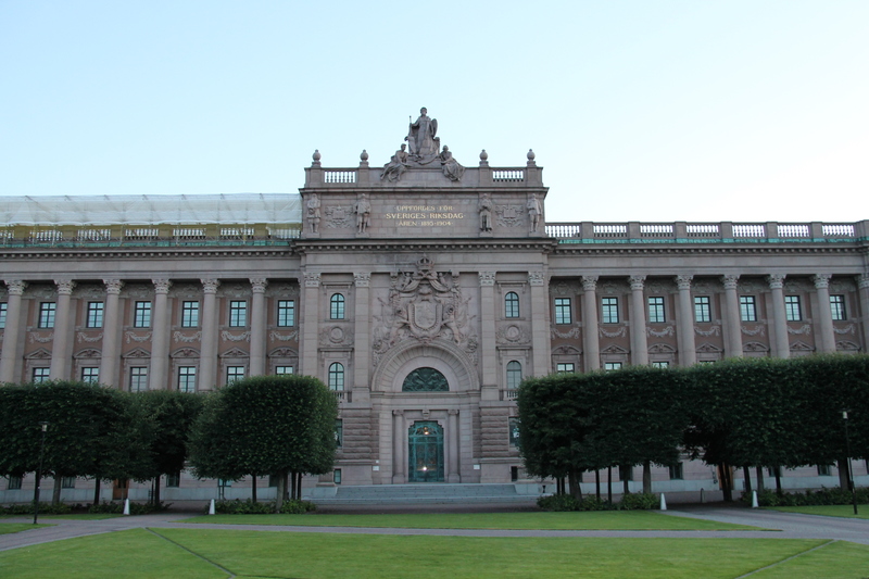 !Riksdag - Parlament w Sztokholmie