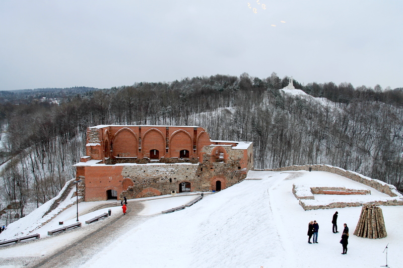 Widok z Baszty Giedymina w Wilnie